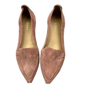 M.Gemi The Stellato Women's Loafers 10 Beige Suede Pointed Toe Slip On Shoes